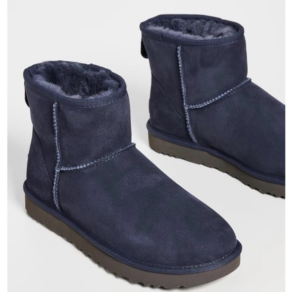 Brand new. Never worn. UGG Women's Classic Mini II Boot. Blue. Size 11. - Picture 2 of 7